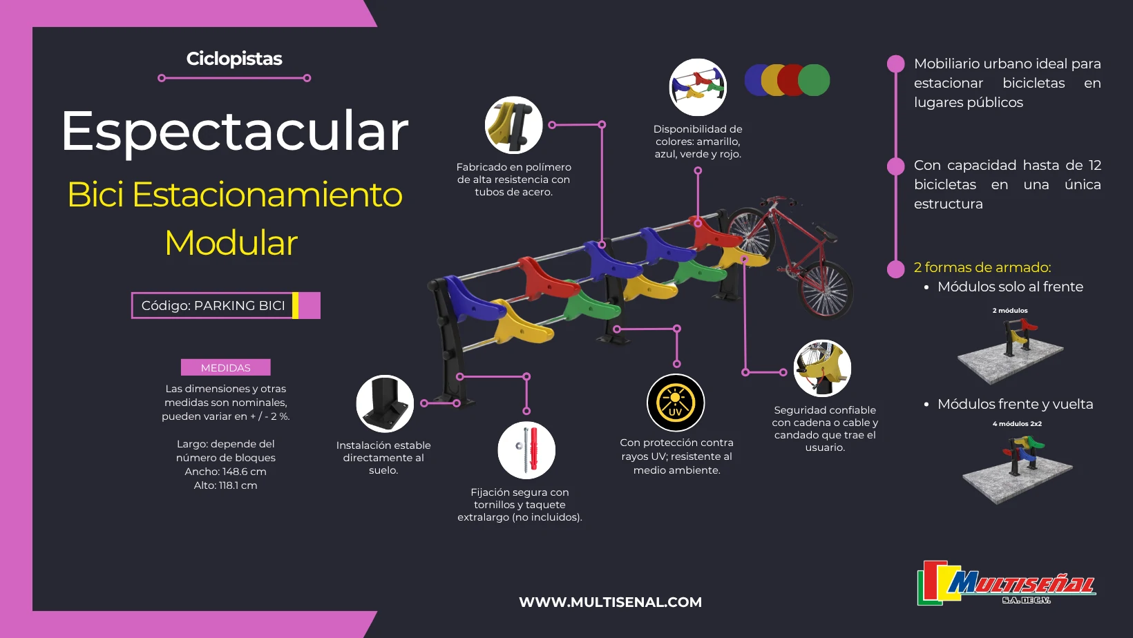 Bici Estacionamiento Modular