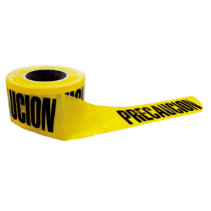 yellow caution tape
