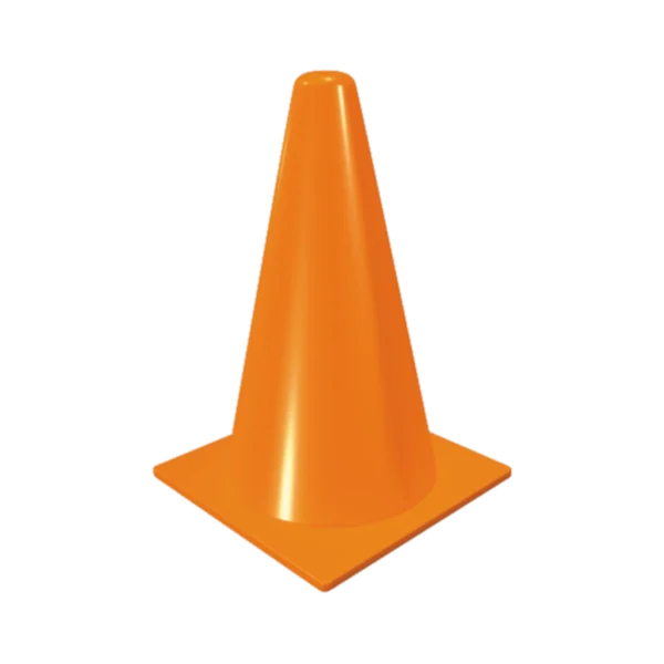 small traffic cone