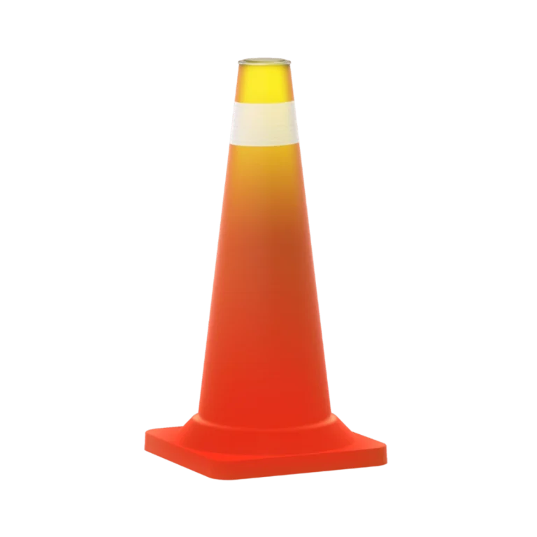 traffic cones with lights