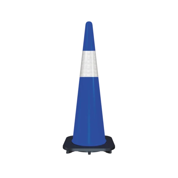 traffic cones with reflective tape