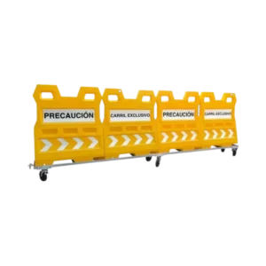 Barreras viales de polietileno