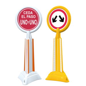 intersection warning sign