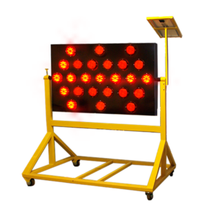 flechero luminoso 25 canales - solar arrow board