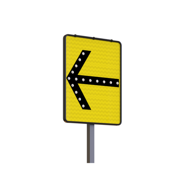 solar arrow sign
