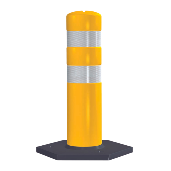 El Hito vitemflex 68 es un multifuncional poste que sirve tanto para señalizar zonas de riesgo como desviaciones en la carretera.