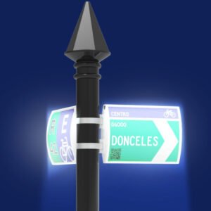 nomenclatura de calle 390 - street corner sign