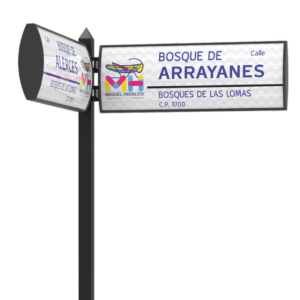 nomenclatura new city 770 - street sign intersection