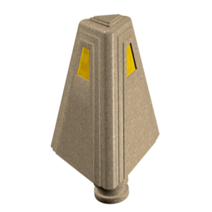 Bolardo piramidal de tres caras - pyramid bollards