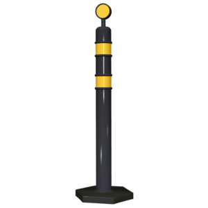 delineator post with base