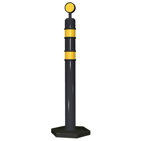 delineator post with base
