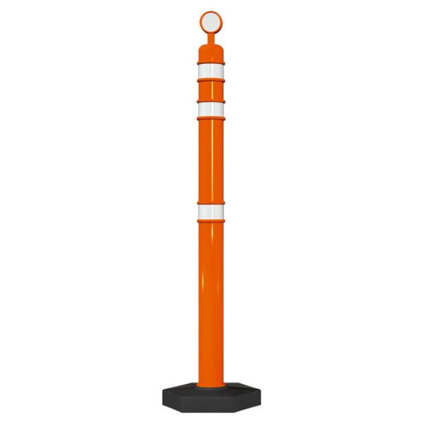 delineator post and base