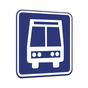 senal paradero de autobus sis 19