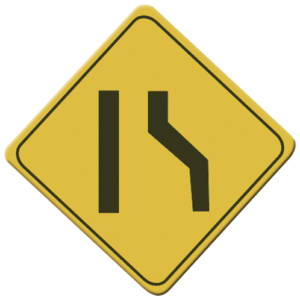 senal sp 21 estrechamiento asimetrico