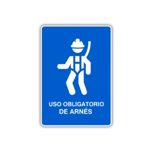 obligatorio de arnes