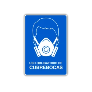 obligatorio de tapa boca