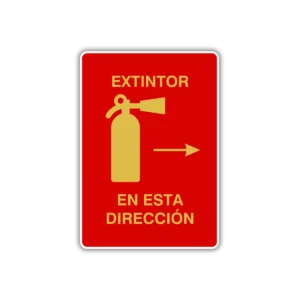 extintor en esta direccion der