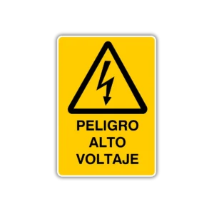 peligro alto voltaje