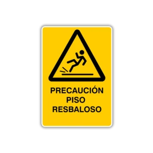 precaucion piso resbaloso