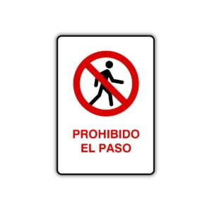 prohibido el paso