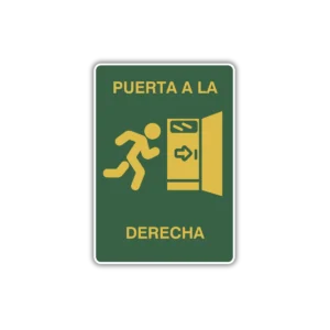 derecha a puerta