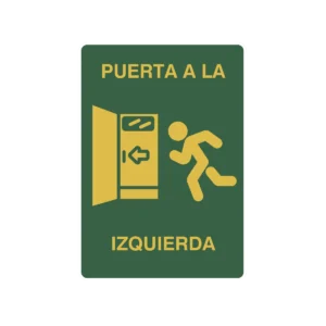 izquierda a puerta
