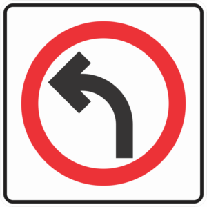 senal sr 12 solo vuelta a la izquierda