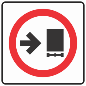 conserve su derecha senal sr 13