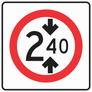 senal sr 15 altura libre restringida