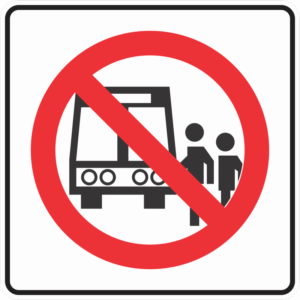 senal sr 19 parada prohibida