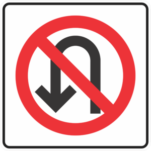 senal sr 25 prohibido el retorno