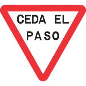 senal sr 7 ceda el paso