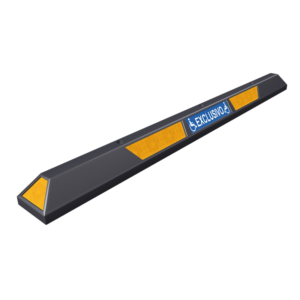 topes de goma - rubber parking stop