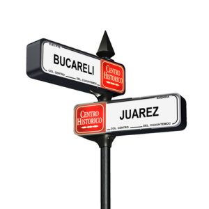 nomenclatura de lujo - intersection street sign