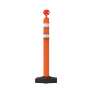 Lighted Delineator Posts with Base