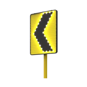 Señal Chevron Solar Izquierda