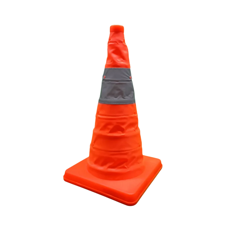 El cono precaución plegable con luz es tu compañero ideal para alertar de tu presencia en la carretera en caso de sufrir algún percance