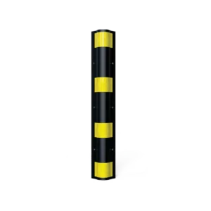 Eficaces protectores de columna estacionamiento. Capaces de deformarse a la hora de recibir un impacto para evitar un mayor daño en muros y vehículos