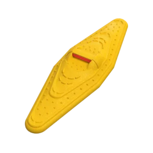 El Canalizador Kayak Reflejante ayuda a delimitar carriles exclusivos. De gran resistencia y visibilidad, no se daña y evita que los neumáticos derrapen.