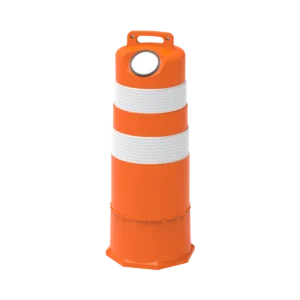 Solar Orange Traffic Drum