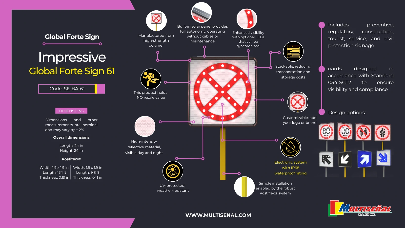 Road Regulatory Sign