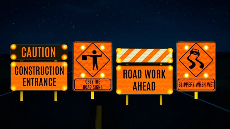 Caution-construction